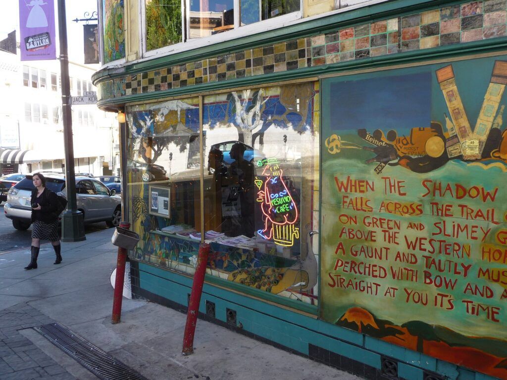 Vesuvio cafè, one of the things to see in San Francisco