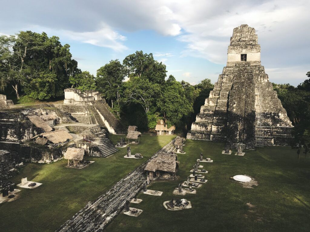 Ancient Mayan ruins in Guatemala