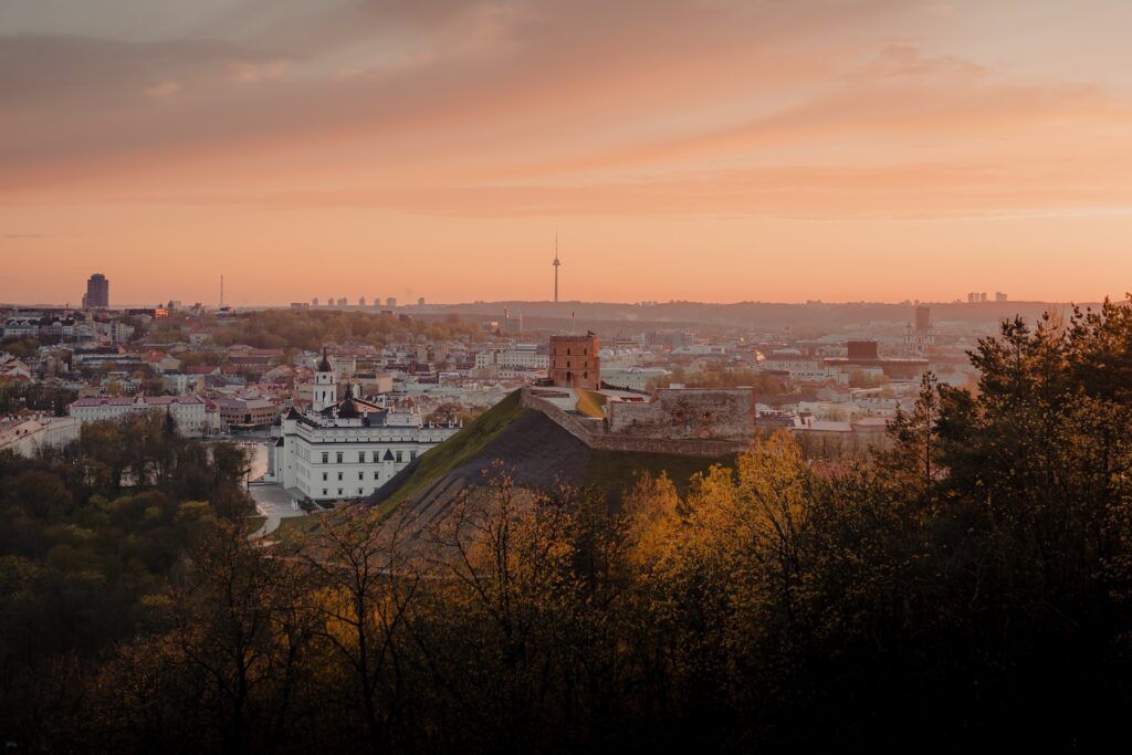 Vilnius, the Lithuanian capital