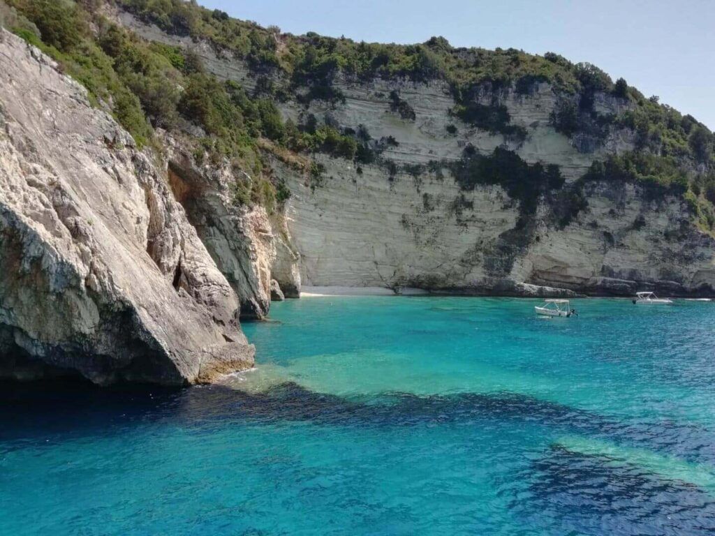 The thousand shades of the Corfu Sea