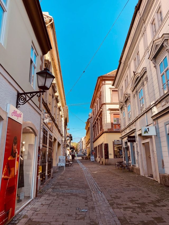 A street in the centre of Maribor.