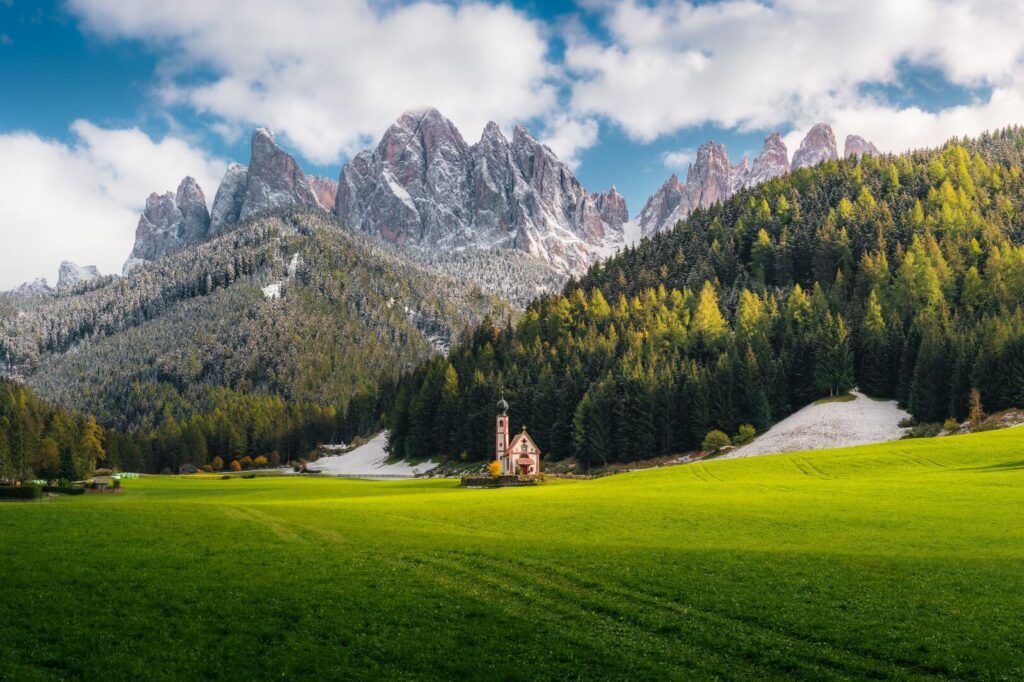 A view of the dolomites.