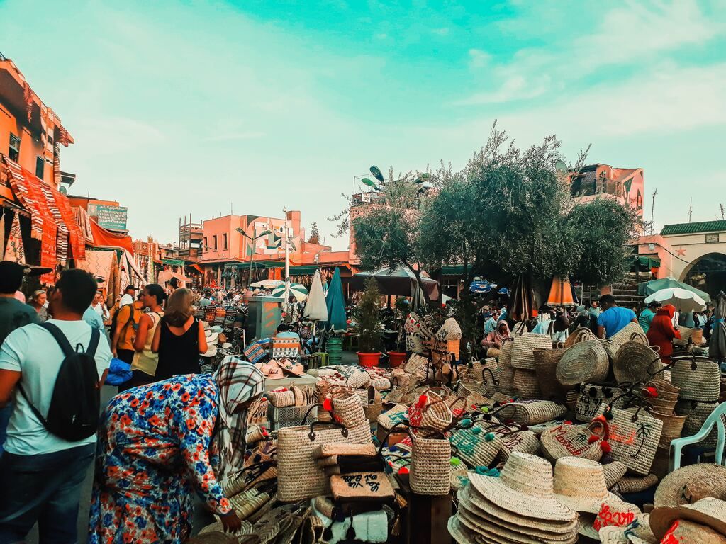 Market in Marrakech.