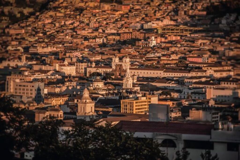 Quito Panoramische Altstadt