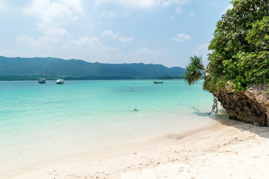 A serene beach in Ishigaki Island, Okinawa
