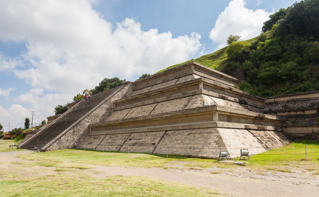 The Cholula Pyramid in Mexico, the largest pyramid in the world