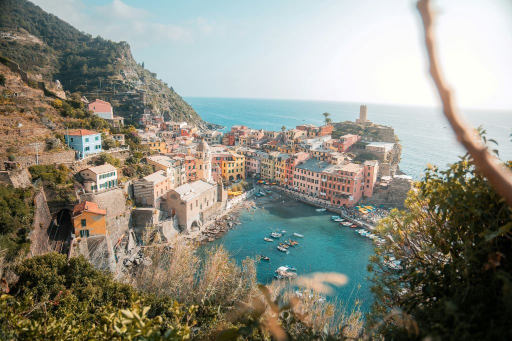 Vernazza, Cinque Terre coastline in Italy