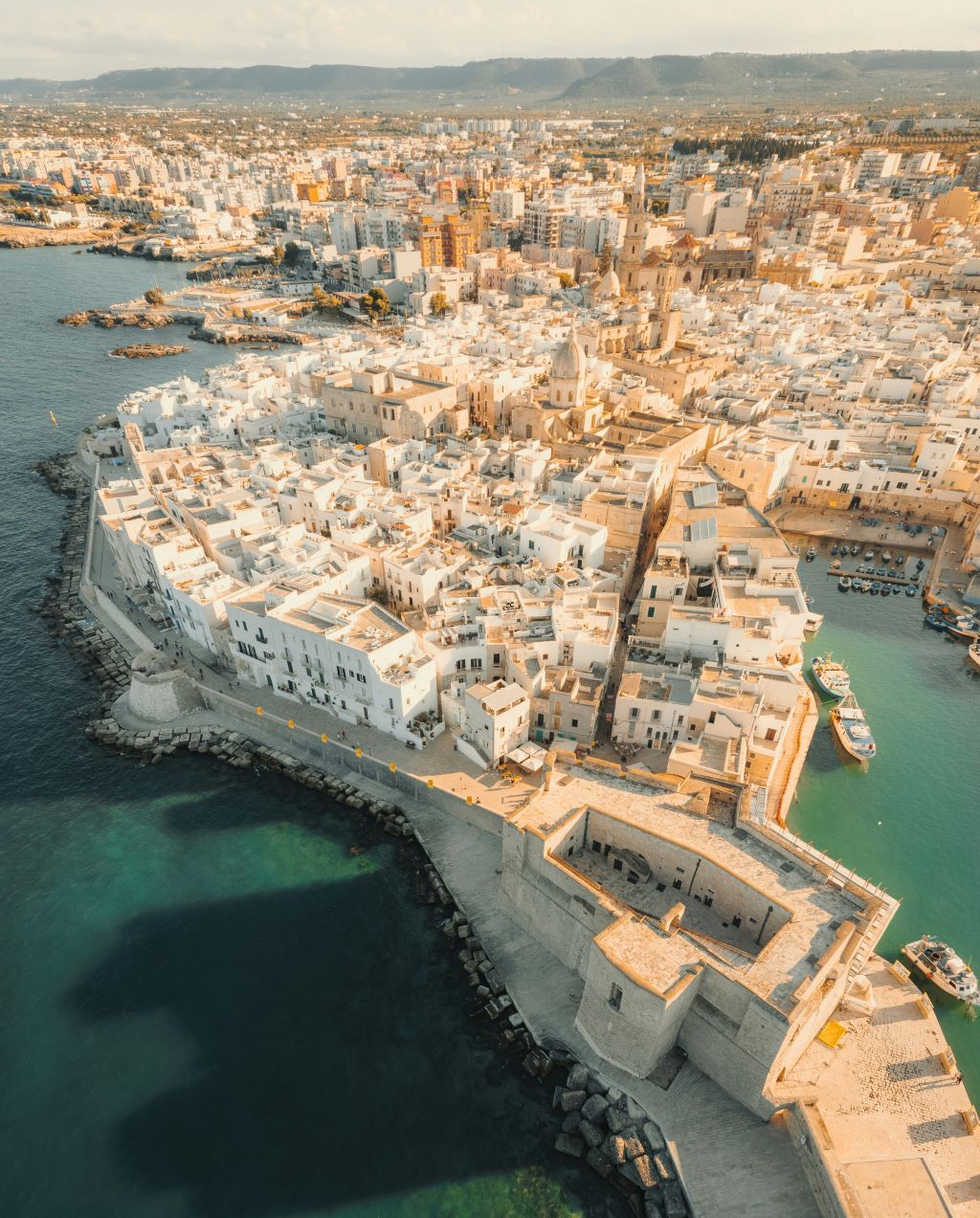 A stunning aerial view of Gallipoli