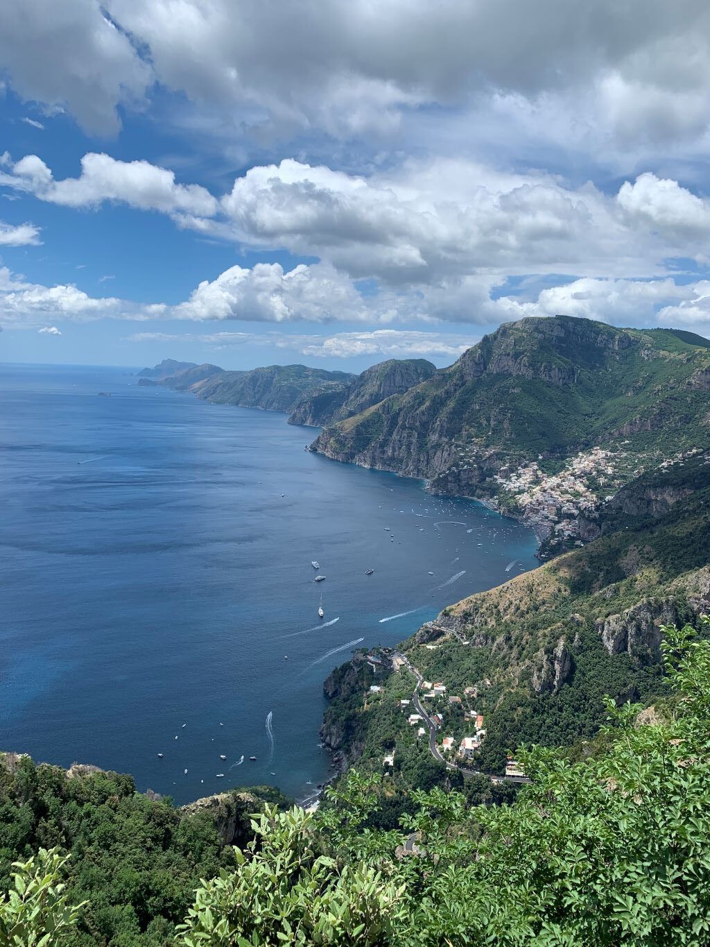 Positano from the Path of the Gods 