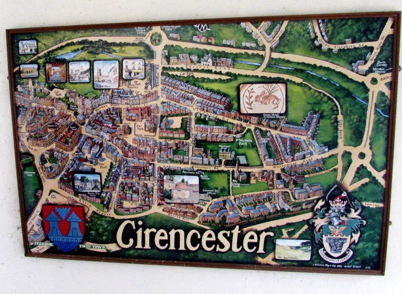 Cirencester map