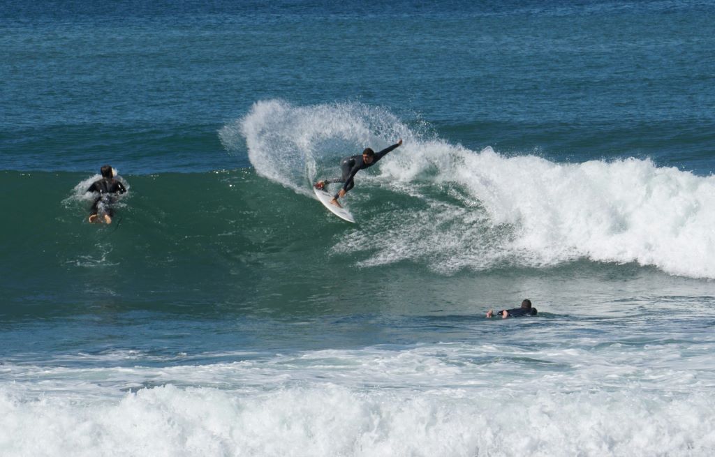 Surfers in Portugal