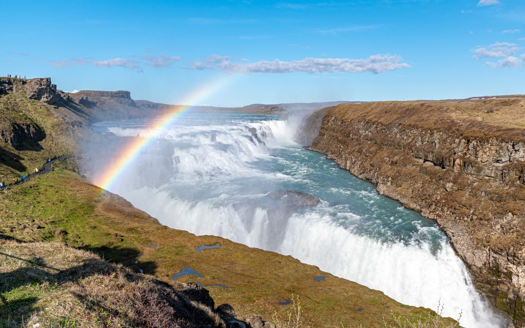 Gullfoss Waterfall Iceland